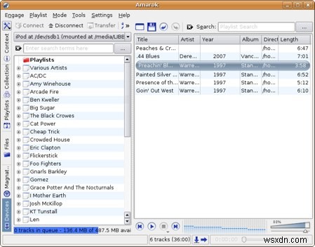 Ubuntu में अपने iPod को प्रबंधित करने के लिए Amarok का उपयोग कैसे करें