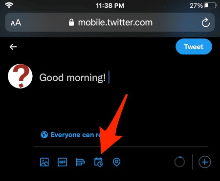 बाद में भेजने के लिए ट्वीट कैसे शेड्यूल करें 