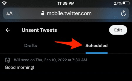 बाद में भेजने के लिए ट्वीट कैसे शेड्यूल करें 