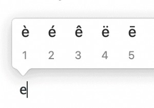 अपने Mac पर फ़्रेंच कैरेक्टर (é, è, ) कैसे टाइप करें
