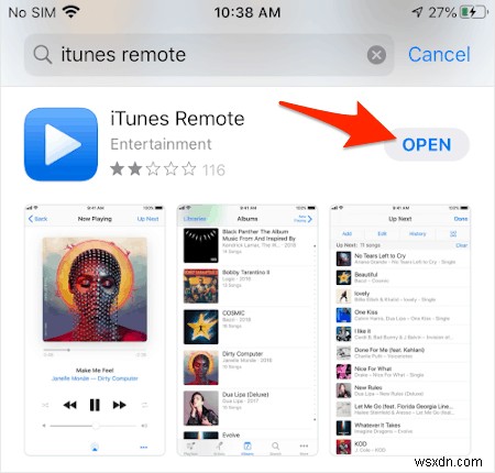 संगीत ऐप के लिए रिमोट कंट्रोल के रूप में iPhone का उपयोग कैसे करें