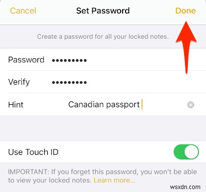 पासवर्ड कैसे अपने iPhone और iPad नोट्स को सुरक्षित रखें 