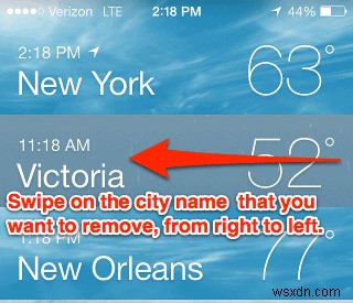 iPhone और iPad के लिए शहरों को मौसम ऐप से कैसे हटाएं