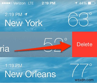 iPhone और iPad के लिए शहरों को मौसम ऐप से कैसे हटाएं