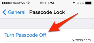 अपने iPhone या iPad पर पासकोड लॉक कैसे बंद करें