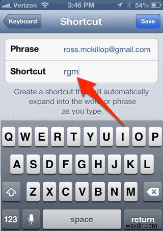 अपने iPhone पर कीबोर्ड शॉर्टकट कैसे बनाएं