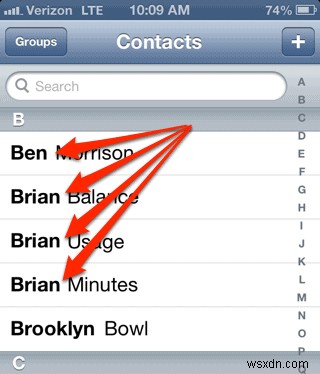 अपने iPhone संपर्कों को पहले नाम से कैसे क्रमबद्ध करें 