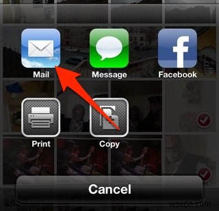 अपने iPhone या iPad से फ़ोटो ईमेल कैसे करें 