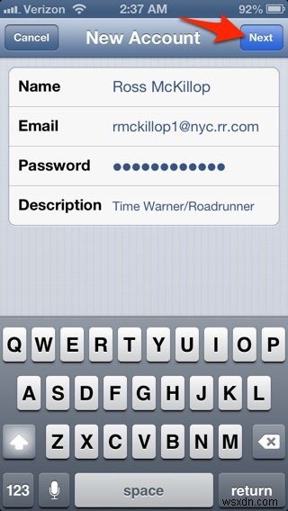 अपने iPhone या iPad पर अपना ईमेल खाता कैसे सेट करें 