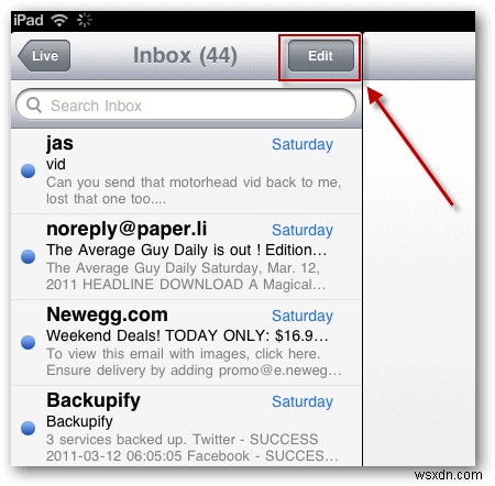 अपने iPhone, iPad या iPod Touch पर एक साथ कई ईमेल कैसे हटाएं? 