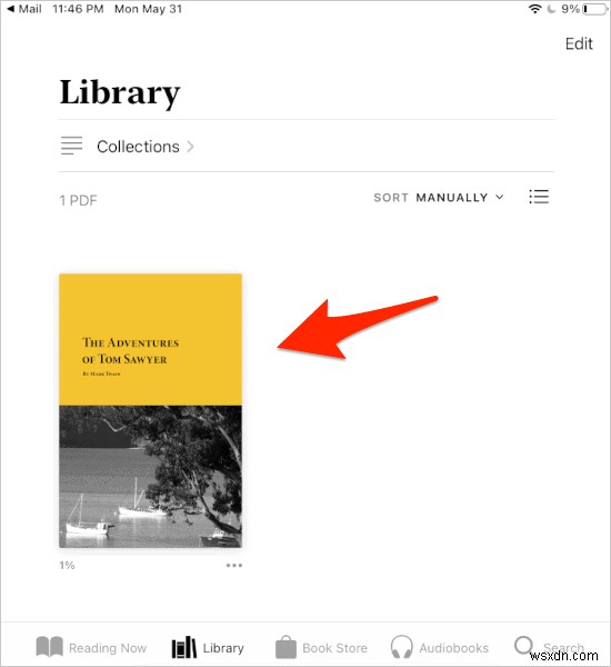 ड्रॉपबॉक्स का उपयोग करके Apple Books ऐप में PDF कैसे जोड़ें