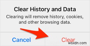 iPad के लिए Safari में कैशे, इतिहास और कुकी को कैसे साफ़ करें