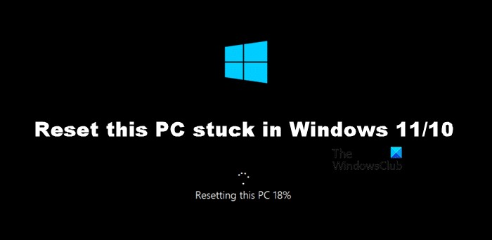 विंडोज 11/10 में फंसे इस पीसी को रीसेट करें 