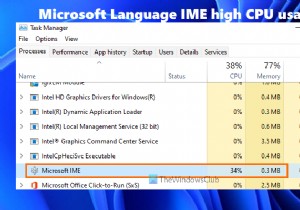 Windows 11/10 पर Microsoft भाषा IME उच्च CPU उपयोग को ठीक करें