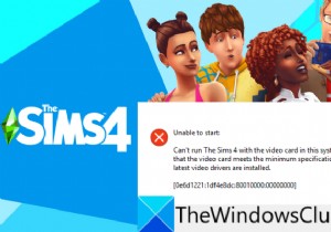 इस सिस्टम में वीडियो कार्ड के साथ The Sims 4 नहीं चला सकते
