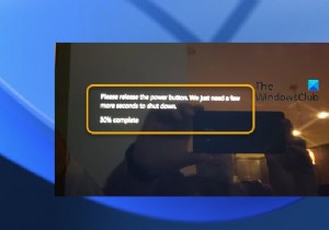 कृपया पावर बटन जारी करें; हमें शटडाउन करने के लिए बस कुछ और सेकंड चाहिए 