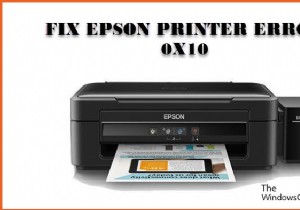 Windows कंप्यूटर पर Epson प्रिंटर त्रुटि 0x10 ठीक करें 