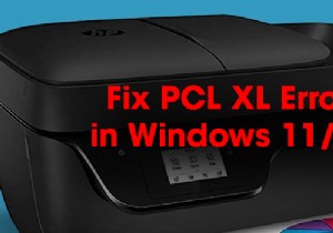 Windows 11/10 पर HP प्रिंटर में PCL XL त्रुटि को कैसे ठीक करें