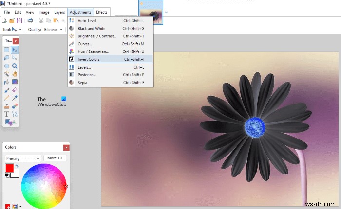 Windows PC पर छवि का रंग कैसे उल्टा करें