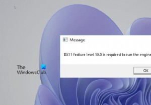 DX11 फीचर लेवल 10.0 इंजन को चलाने के लिए आवश्यक है - Valorant 