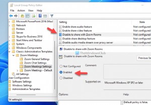 विंडोज 11/10 पर शेयर टू जूम रूम को इनेबल या डिसेबल कैसे करें 