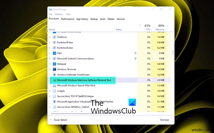 Windows 11/10 पर MRT.exe हाई डिस्क और CPU उपयोग को ठीक करें 