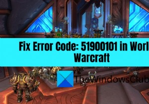 Warcraft की दुनिया में त्रुटि कोड 5190001 ठीक करें 