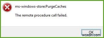 Windows Store ऐप्स के लिए दूरस्थ प्रक्रिया कॉल विफल त्रुटि 
