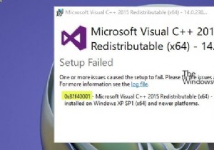Windows 11/10 पर 0x81f40001 Microsoft Visual C++ त्रुटि को ठीक करें 