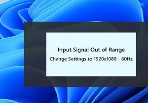 इनपुट सिग्नल आउट ऑफ रेंज को ठीक करें, सेटिंग्स बदलें मॉनिटर त्रुटि 