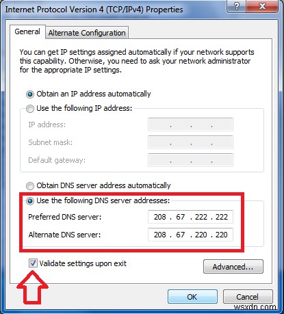 ऐसा लगता है कि आपका कंप्यूटर ठीक से कॉन्फ़िगर किया गया है, लेकिन डिवाइस या संसाधन (DNS सर्वर) प्रतिसाद नहीं दे रहा है 