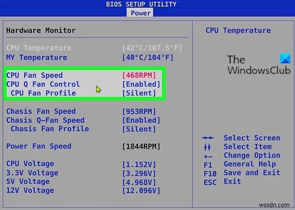 विंडोज कंप्यूटर पर फिक्स प्रोसेसर फैन एरर कोड 2000-0511 
