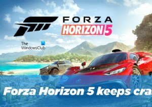 फिक्स फोर्ज़ा होराइजन 5 विंडोज पीसी पर स्टार्टअप पर क्रैश या फ्रीज होता रहता है 