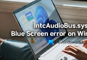 Windows 11 पर IntcAudioBus.sys ब्लू स्क्रीन त्रुटि को ठीक करें 