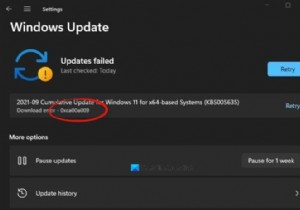 Windows 11 पर Windows अद्यतन त्रुटि 0xCA00A009 ठीक करें 