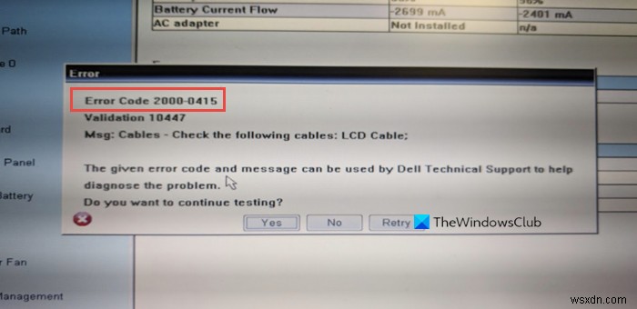 Windows कंप्यूटर पर त्रुटि कोड 2000-0415 ठीक करें 