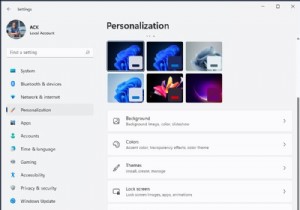 विंडोज 11 वैयक्तिकरण सेटिंग्स आपको अपने पीसी को अनुकूलित करने में मदद करेंगी 