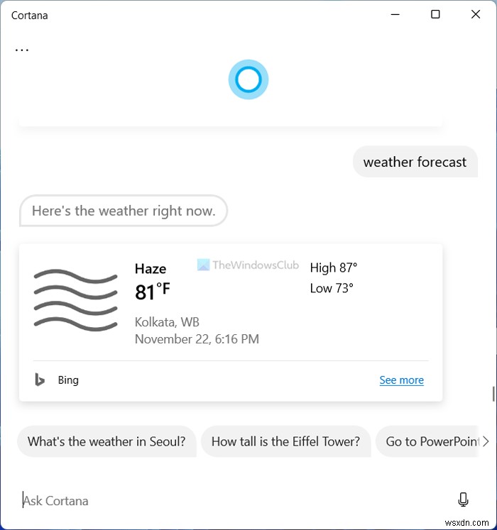 10 चीजें जो आप Windows 11/10 पर Cortana के साथ कर सकते हैं