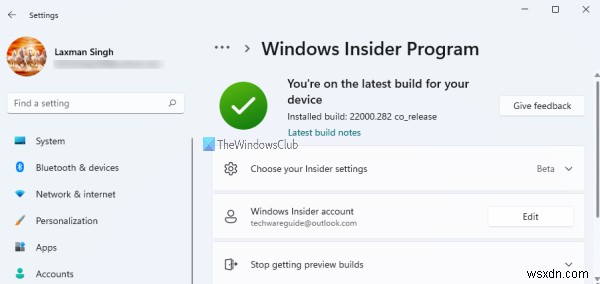 Windows 11 में Windows Update सेटिंग्स