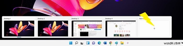 विंडोज 11 में वर्चुअल डेस्कटॉप कैसे प्रबंधित करें 