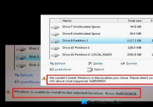 Windows 11/10 स्थापित करते समय त्रुटि 0x80300024 ठीक करें 