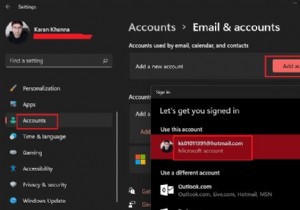 विंडोज 11 में ईमेल, कैलेंडर और कॉन्टैक्ट्स के लिए नया अकाउंट कैसे जोड़ें 