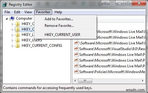 Windows रजिस्ट्री संपादक युक्तियाँ और सुविधाएँ 