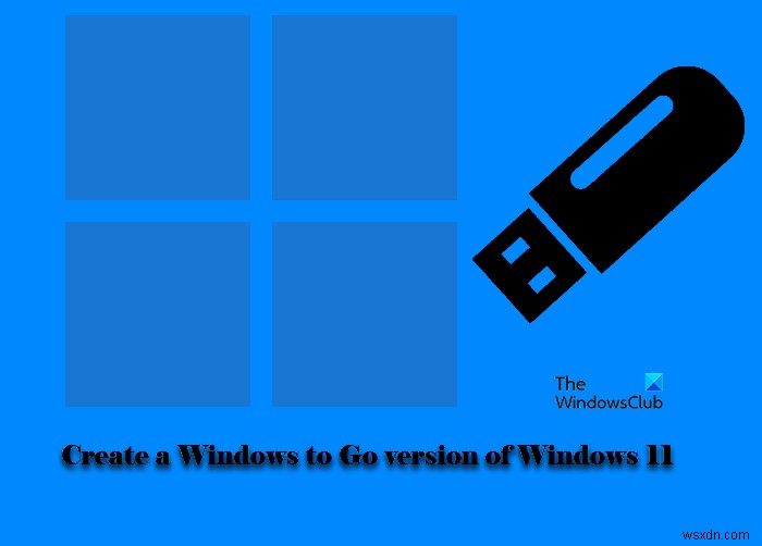 विंडोज 11 का विंडोज टू गो वर्जन कैसे बनाएं 