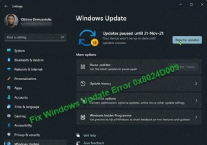 Windows अद्यतन त्रुटि को ठीक करें 0x8024D009 