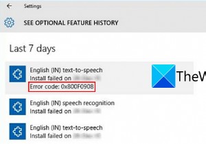 Windows 11 पर भाषा पैक स्थापित करते समय त्रुटि कोड 0x800F0908 ठीक करें 