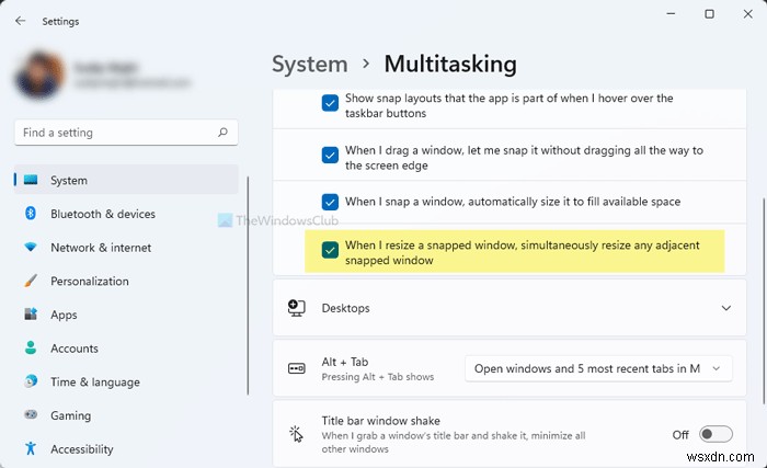 विंडोज 11 पर सक्षम करने के लिए सर्वश्रेष्ठ मल्टीटास्किंग सेटिंग्स 