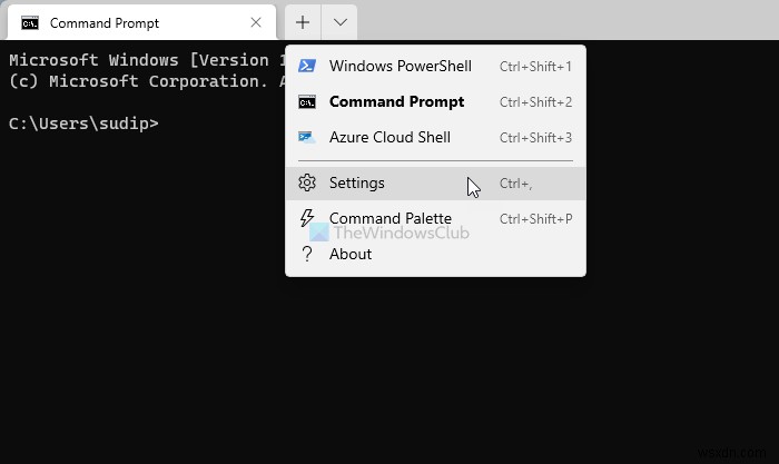 Windows टर्मिनल में Windows PowerShell, PowerShell, Azure Cloud Shell, Command Prompt क्या है? 