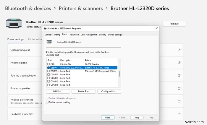 प्रिंटर ड्राइवर पैकेज स्थापित नहीं किया जा सकता 
