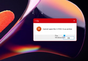 फिक्स 7-ज़िप विंडोज पीसी पर फाइल को आर्काइव एरर के रूप में नहीं खोल सकता 